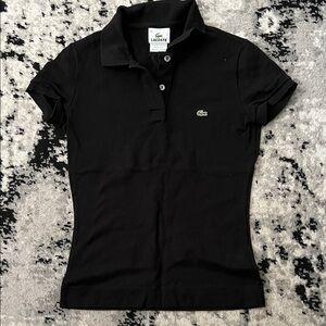 Lacoste Women's Black Polo Shirt